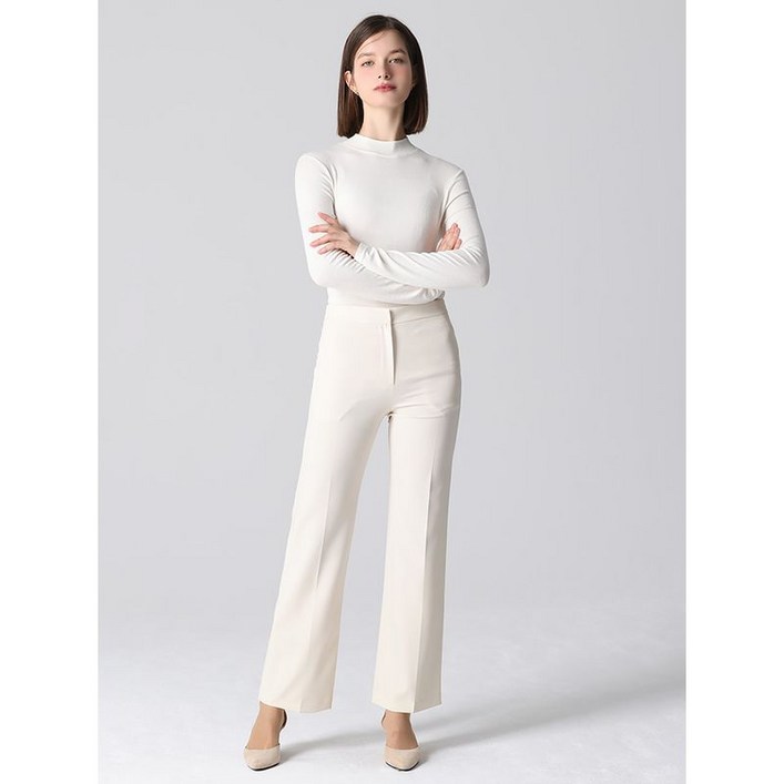 (LIST)] 히든 버튼 스트레이트 셋업 팬츠 (택가격: 138000원)