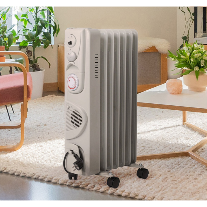 유파 온풍 라디에이터 가정용 사무실 화장실 동파방지 7핀 터보온풍기 WDA904A