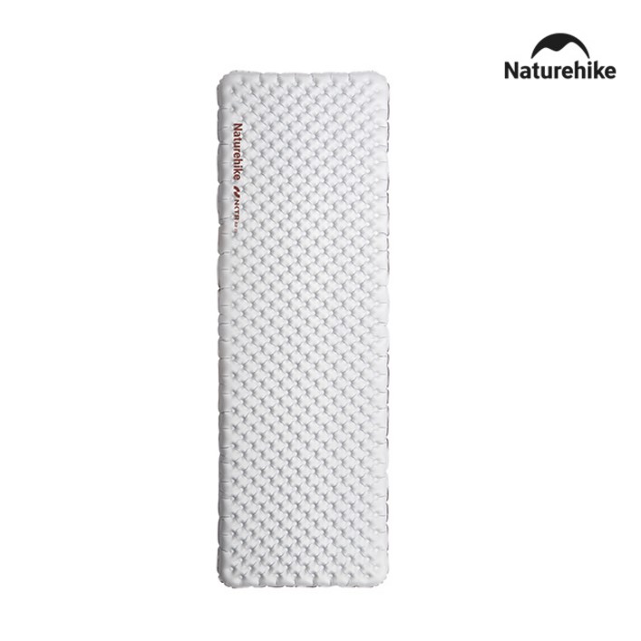 네이처하이크 UL Tuye R5.8 에어 매트 싱글 스퀘어 두께8CM 1인 초경량 백패킹, 카본실버