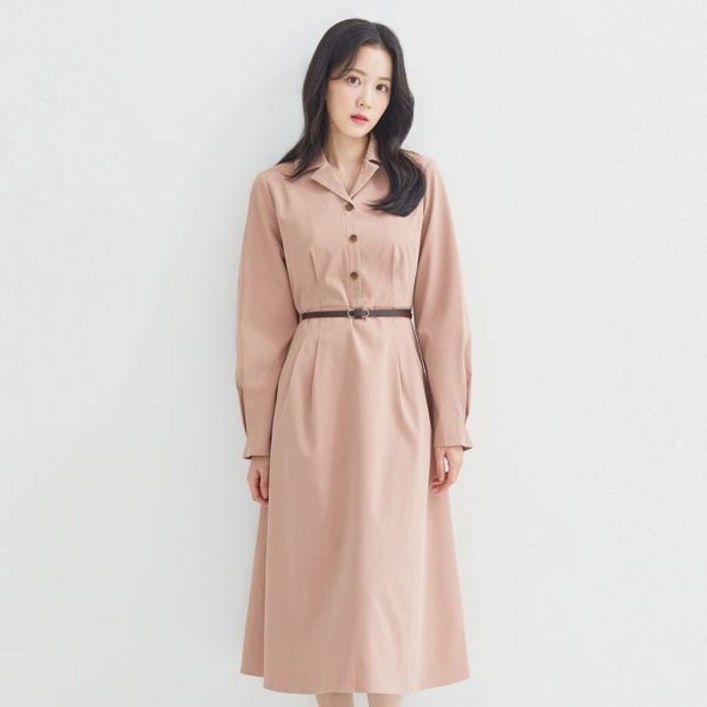 백화점 정품 로엠 원피스 셔츠카라원피스리오더 2colors RMOWC4VRT1