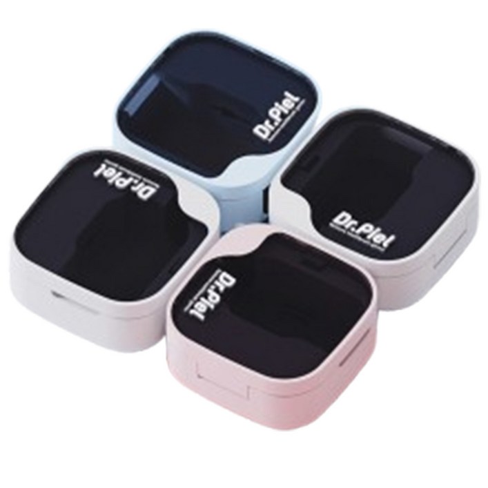 방수되는 칫솔 히팅건조 살균기 닥터피엘 올뉴큐빙 2개 IPX7 인증, 퓨어 화이트  퓨어 화이트