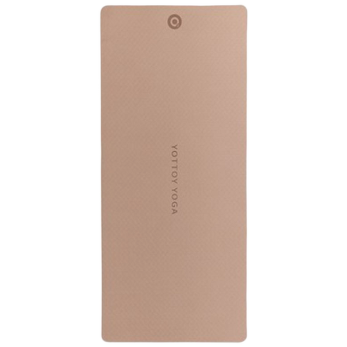 YOTTOY KOREA 요토이 이중 세균 억제 미끄럼방지 리얼 TPE 프리미엄 항균 요가매트 스탠다드, 1개, 카라멜 브라운