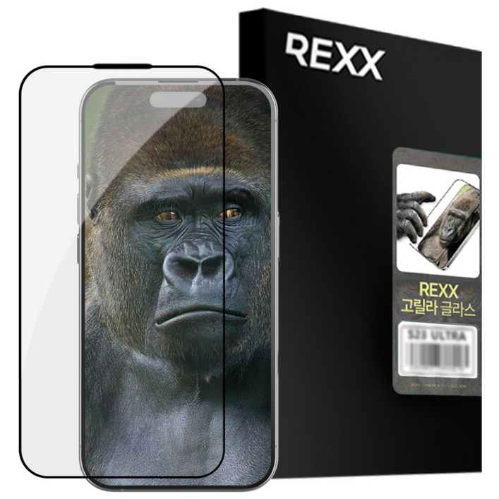 렉스 아이폰 코닝 고릴라 글라스 고경도 강화유리, 1개