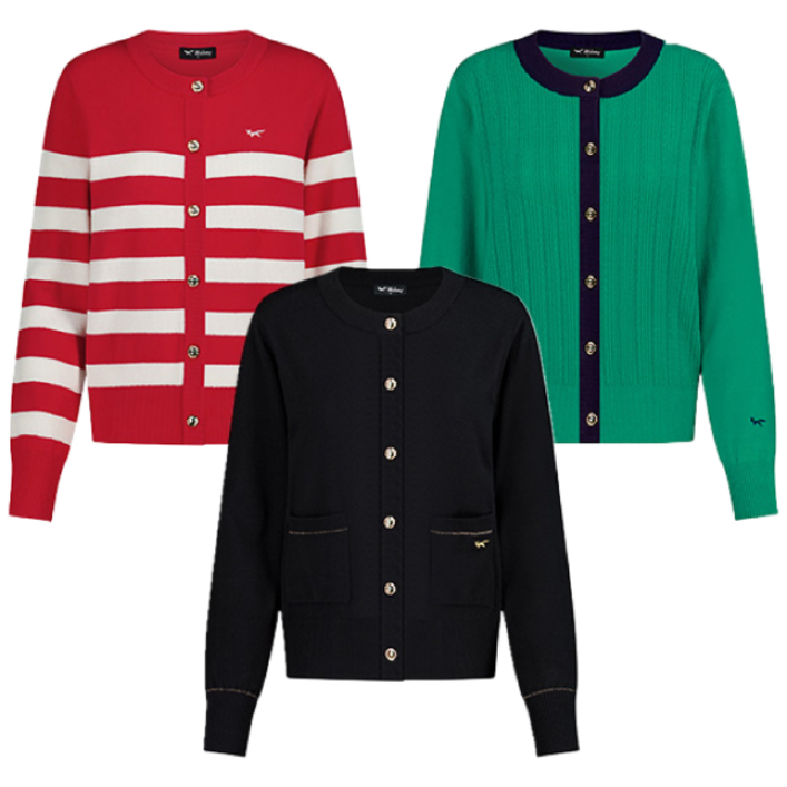 울시 여성 UV차단가디건 소프트 라운드 니트 데일리 가디건