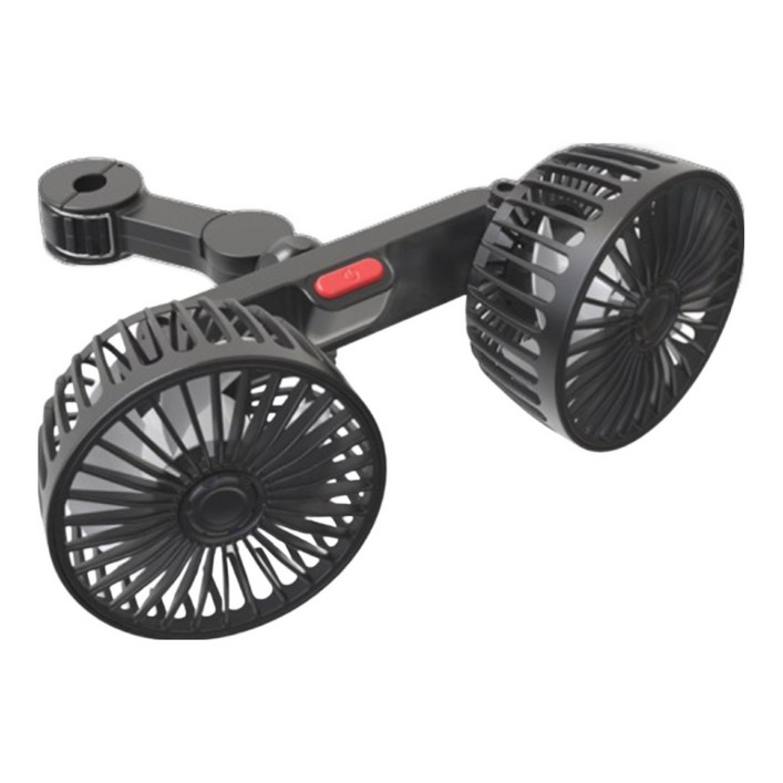 드라이브원 차량용 듀얼 선풍기 자동차 뒷좌석 헤드레스트 선풍기 어린이 영유아 카시트