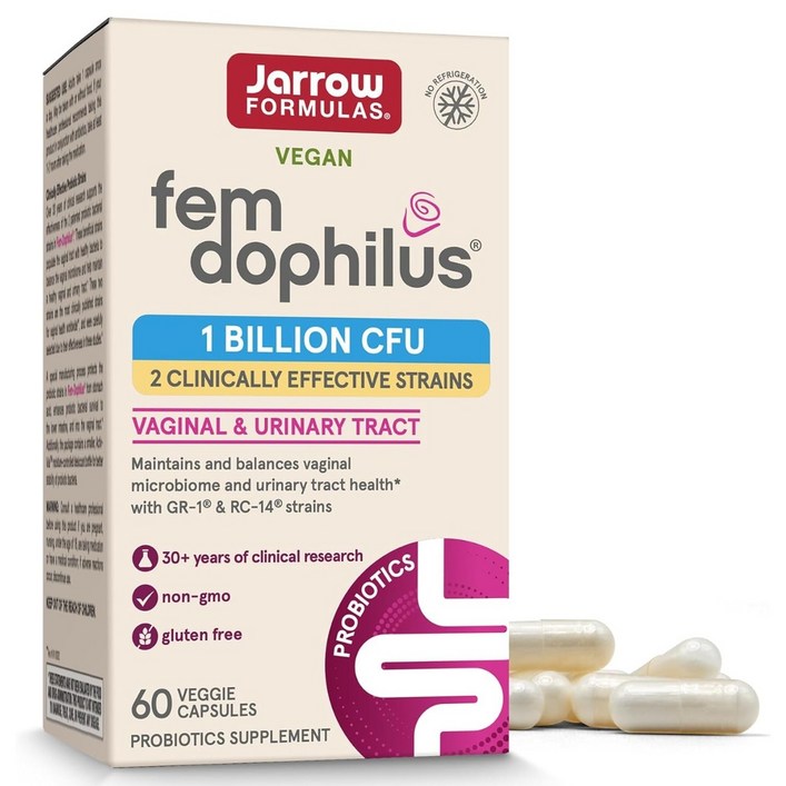 재로우 우먼 펨도필러스 유산균 10억 베지테리안 캡슐