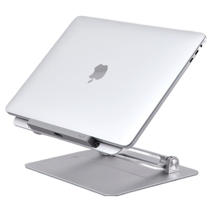 노르잇 흔들림없는 아이패드 필기 드로잉 태블릿 거치대 스탠드 받침대, 모던실버, 1개