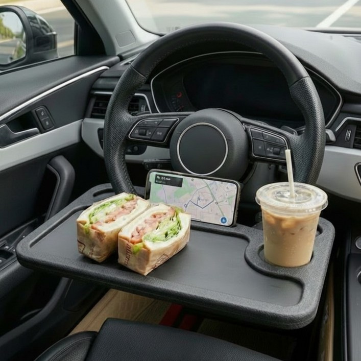 자동차 휴대용 테이블 차량용 핸들 멀티 트레이 차박템