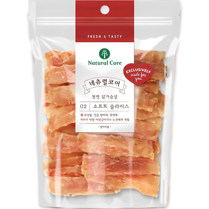 네츄럴코어 슬라이스 반려견 건조 간식