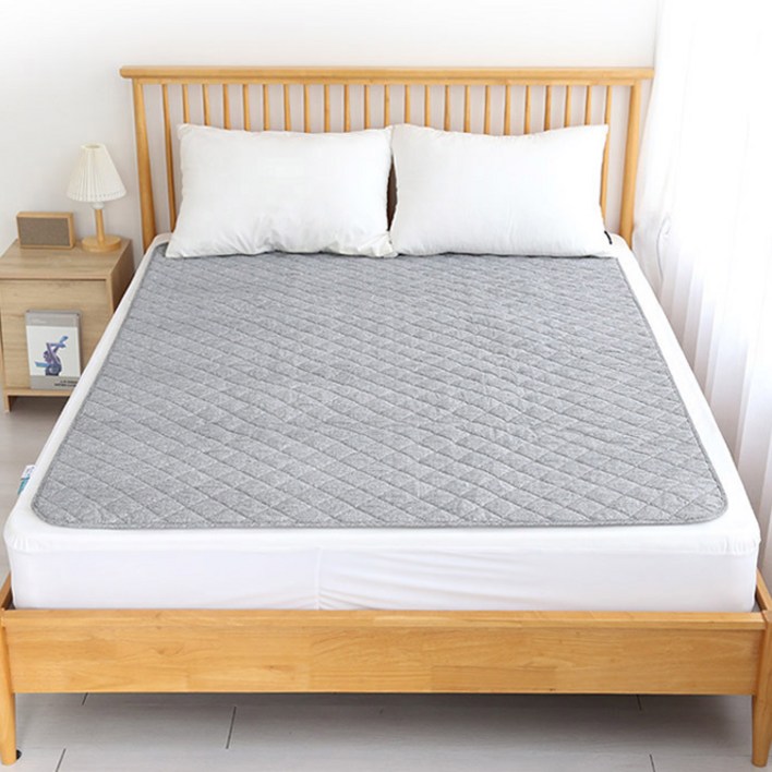 한일의료기 탄소 카본 피복 발열선 전기요 매트 K003, 리어드 그레이, 더블135 x 180 cm