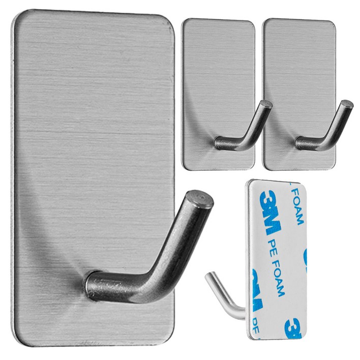 코멧 홈 다용도 스텐304 접착식 고리형 후크