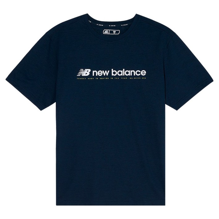 뉴발란스 남녀공용 UNI 쿨터프 중앙레터 반팔티 NBNEFB3003