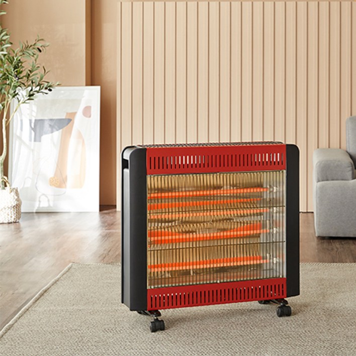 퀸센스 카본 전기 스토브, QSH8000CT, 혼합색상