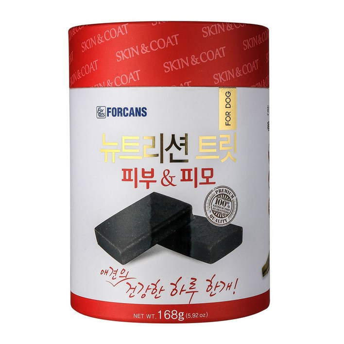 포켄스 강아지 뉴트리션 트릿 영양제, 168g, 피부피모, 1개