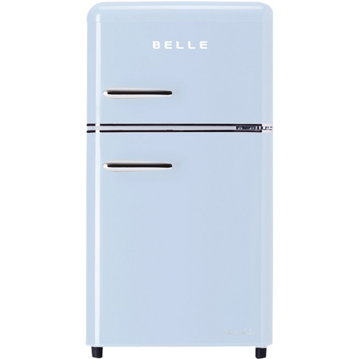 BELLE 레트로 글라스 83L 2도어 냉장고 RD09ASBH, RD09ASBH BELLE 레트로 글라스 83L 2도어 냉장고 RD09ASBH, RD09ASBH