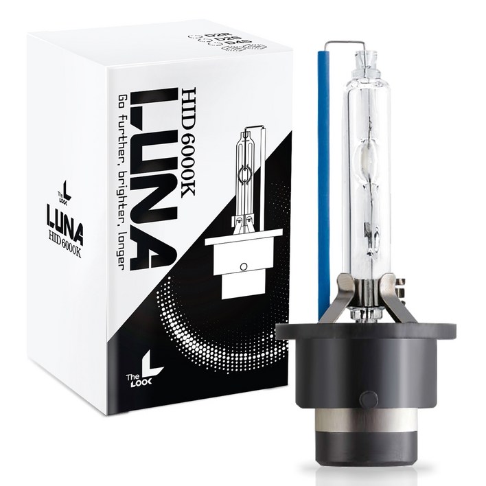 더룩 루나 HID 6000K 전조등, 1개, D2S 더룩 루나 HID 6000K 전조등, 1개, D2S