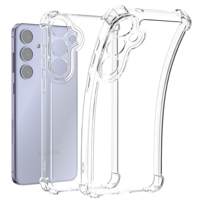 굿밸류 크리스탈 에어 젤리 쿠션 휴대폰 케이스 2p