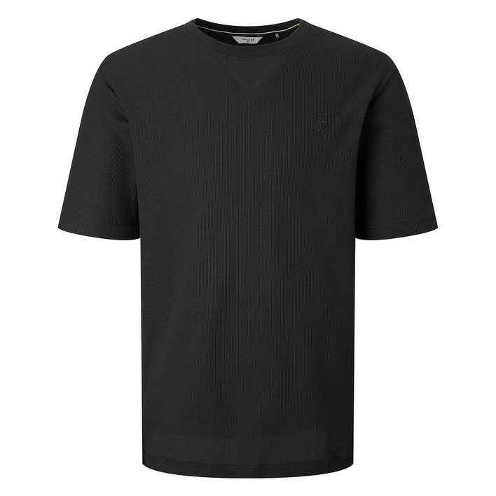 헤지스 남성용 냉감 와플조직 크루넥 반팔 티셔츠