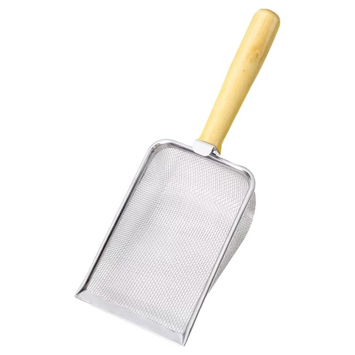 케리빙 고양이 모래삽 3.8mm, 실버, 1개