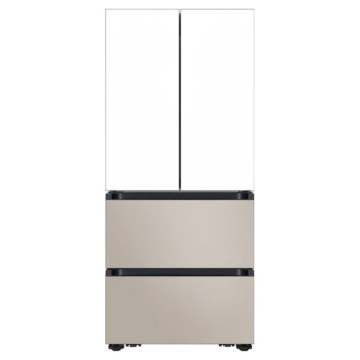 10 환급가전 삼성전자 Bespoke AI 김치플러스 490L 4도어 냉장고 방문설치, 에센셜 화이트  에센셜 베이지, RK70F49F1ZG