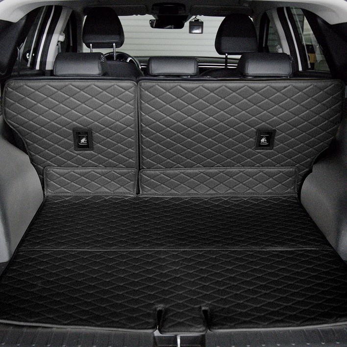 모모토 프리미엄 트렁크 매트 현대 2020.10 2열등받이트렁크, 블랙, 투싼NX4 하이브리드