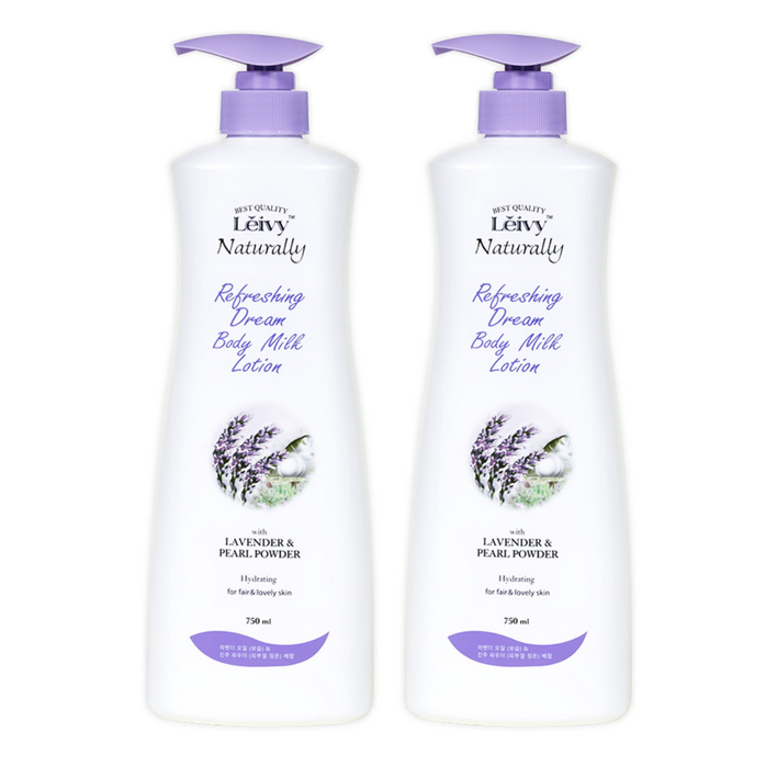 Leivy 라벤더 바디로션, 750ml, 2개 Leivy 라벤더 바디로션, 750ml, 2개