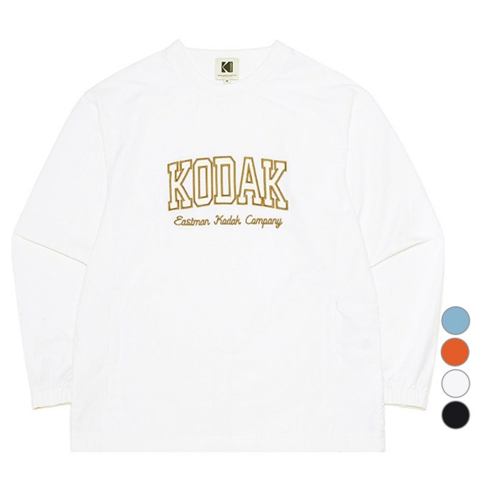 코닥어패럴 남녀공용 에센셜 워딩로고 피스테 맨투맨