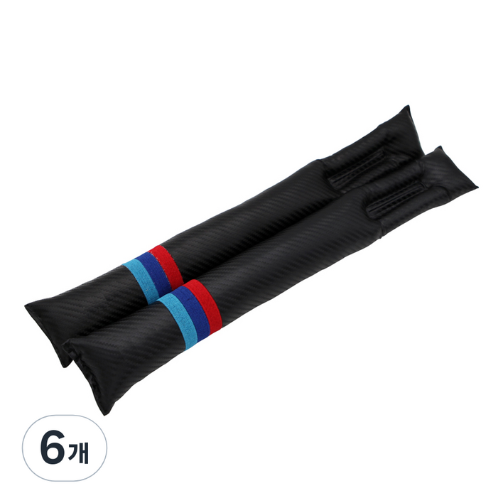 엠노블 차량용 카본룩 틈새쿠션, 카본룩 M스포츠, 6개