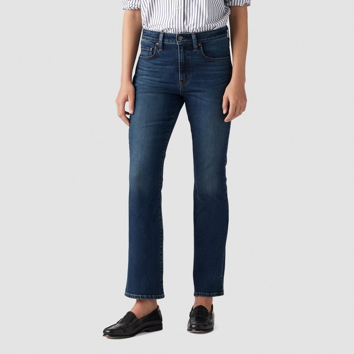 리바이스 여성용 725 어센틱 킥 부츠 미스드 콜 진 001W1-0005