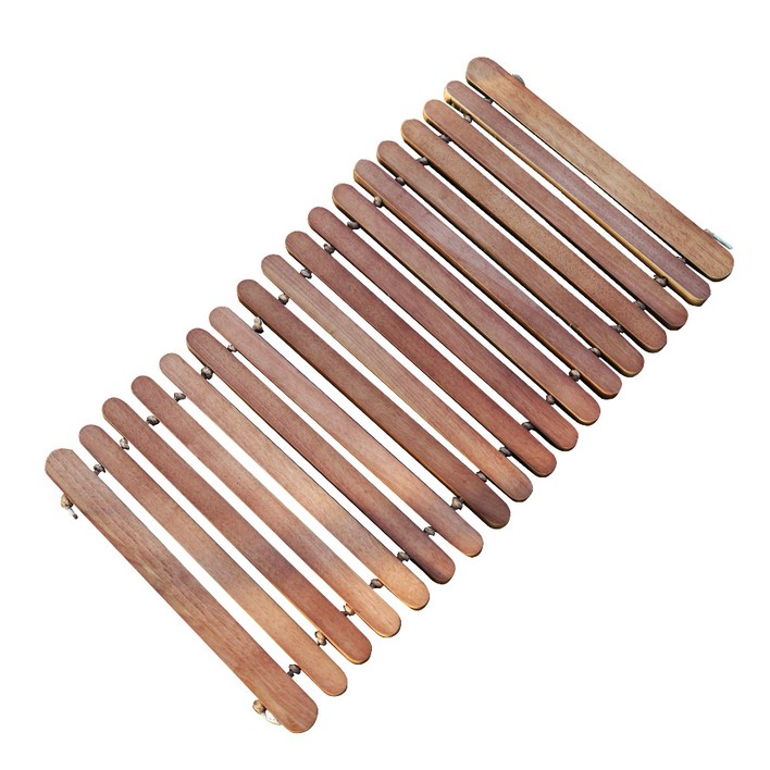 숲속애 감성캠핑 텐트 우드 롤 발판