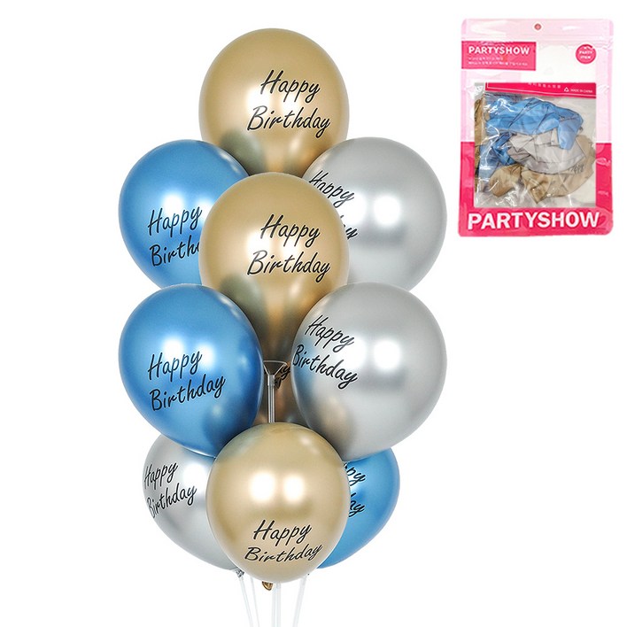 파티쇼 파티 장식 풍선 10p 세트