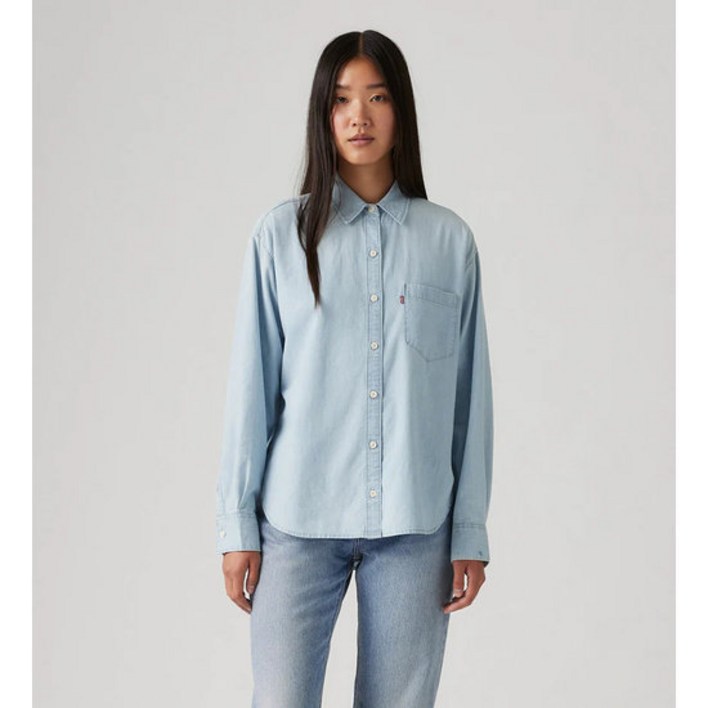 리바이스여성 할리 보이프랜드 데님 셔츠 001HM0000 808484