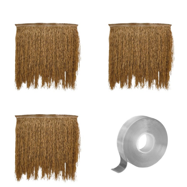 숲인더시티 인조 초가지붕 실내외 겸용 고퀄리티, 브라운