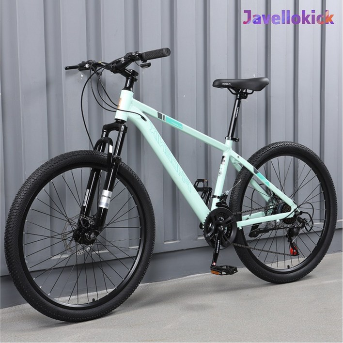 Javellokick mtb 산악 자전거 27.5인치 24단 출퇴근 남녀공용 학생 입문용 충격흡수 바이크, 1개, 178cm, E