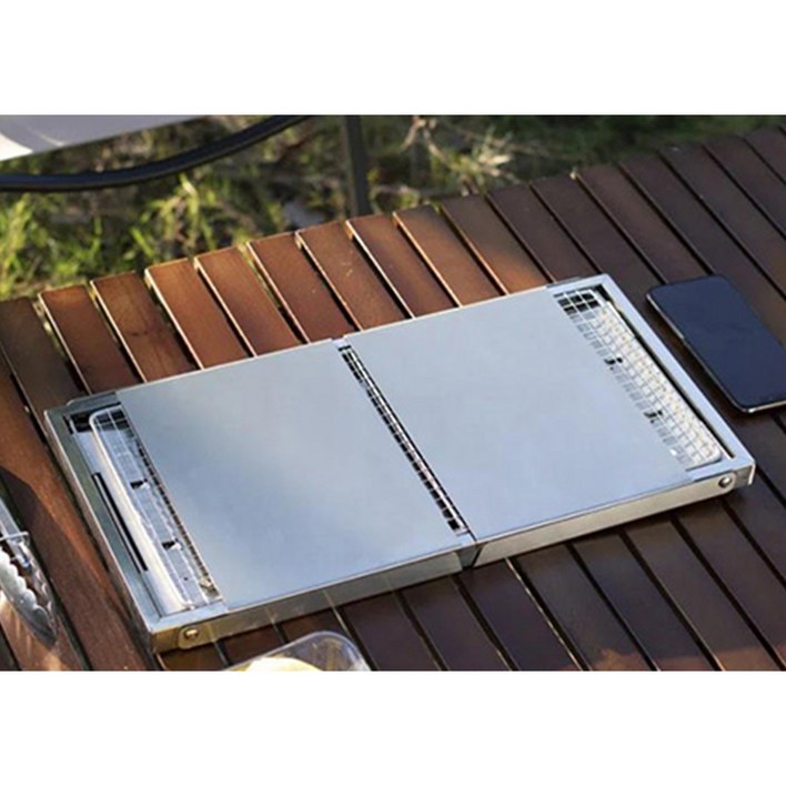 차박 휴대용 초간편 접이식 백패킹 불멍 바베큐 화로대 캠핑용 숯불 마쉬멜로우 화로 그릴 11