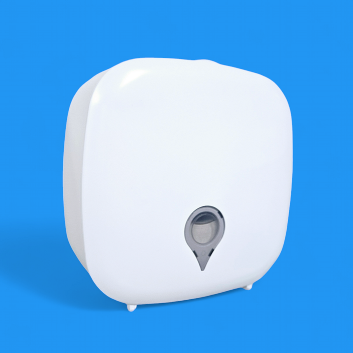 무타공설치 자석오픈형 점보롤 화장지 디스펜서 보급형 한박스, 10개, 무타공실속형