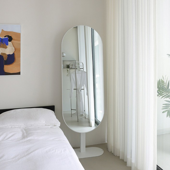 온스 스탠딩 전신거울, 타원형