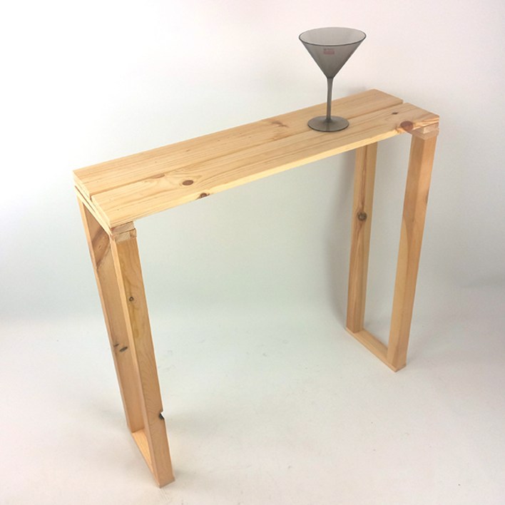 높이조절 슬림 테이블 창문 창가 파레트 맞춤식 주문제작 PM09