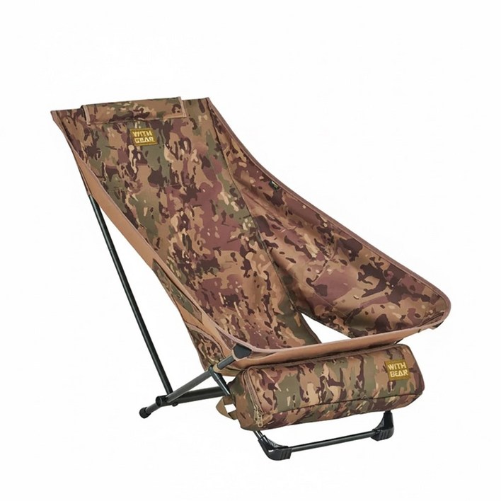 위드기어 체어카보2 FCCV2 초경량 레스트 국내 제작국산 접이식 캠핑의자, 밀리터리카모, 1개