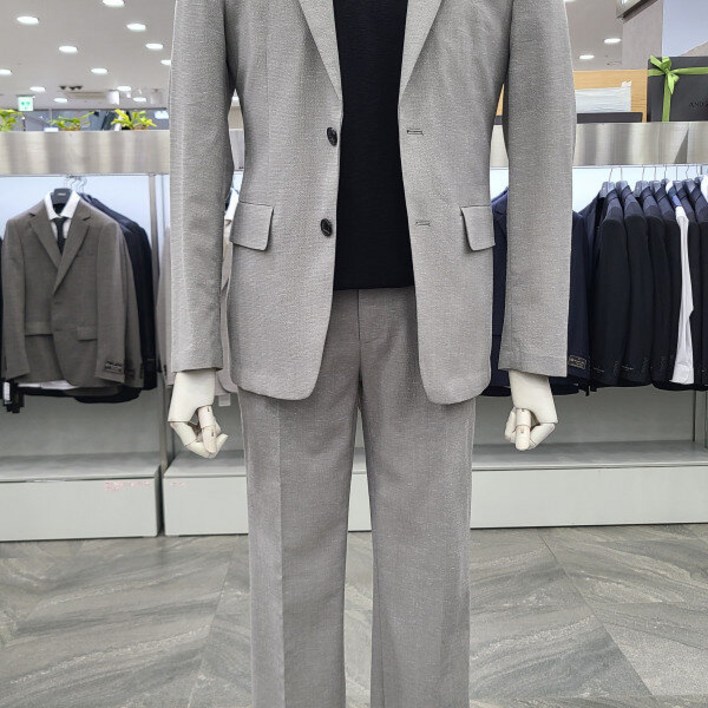 앤드지 24SS 시어서커원단 쿨 스트레치 셋업 BZE2KG1102 LGRDJ