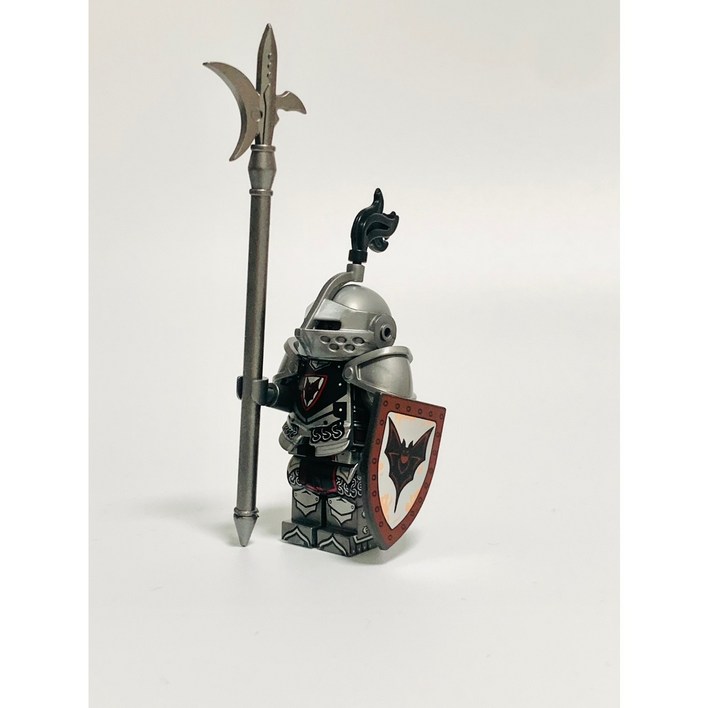 중세 판타지 캐슬 킹덤즈시리즈 호환 커스텀 완무기사 미니피규어 커스텀블럭 커스텀브릭 MOC 호환브릭 블럭 6개팩션 레이븐 드래곤 블랙팔콘 박쥐 마적단울프 구사자성 세력 팩션, 1개, 박쥐 프라이트