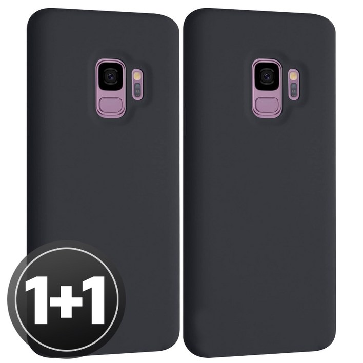 에스티 나인테크 갤럭시 S9 S8 플러스 울트라 슬림 매트 블랙 젤리 케이스 11