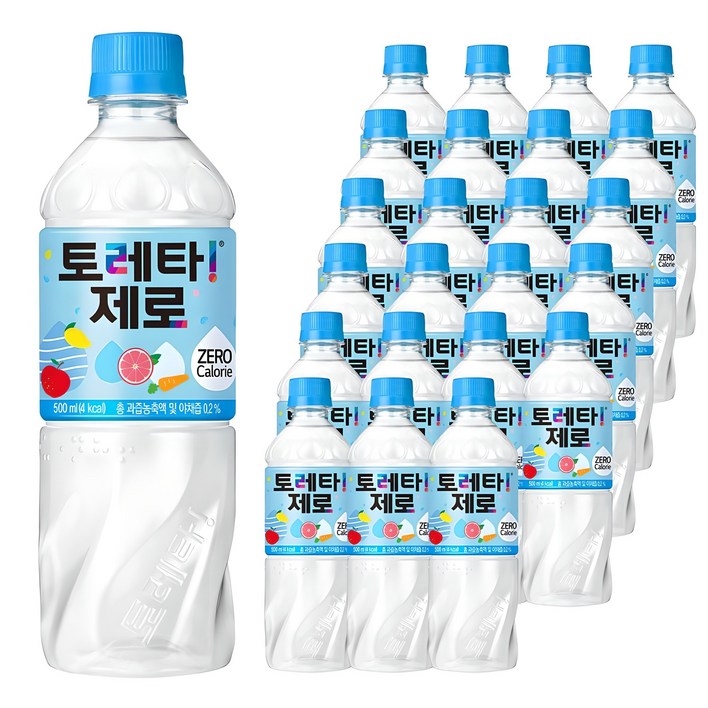 토레타 제로 이온음료, 500ml, 24개