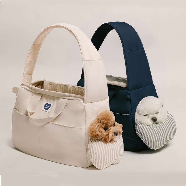 펫츠랜드 반려동물 뉴스너그 슬링백  이너쿠션 세트