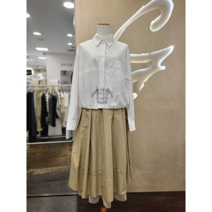 ((지컷))프린티드 드로스트링 블라우스  7223360600 뉴코아일산