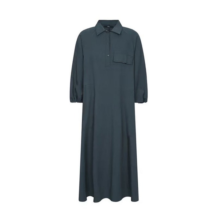 레노마레이디 카라 단추 롱 원피스 택가격 228000원