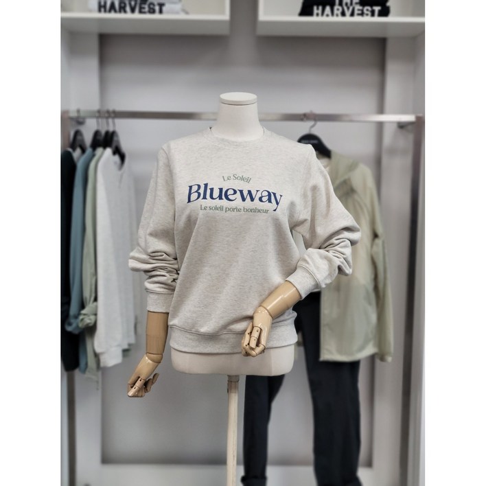 뱅뱅여성 가을 레터링 맨투맨티셔츠 CTL617