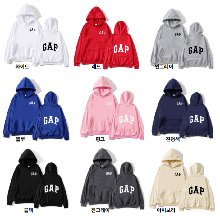 gap  기모 후드티   남녀공용