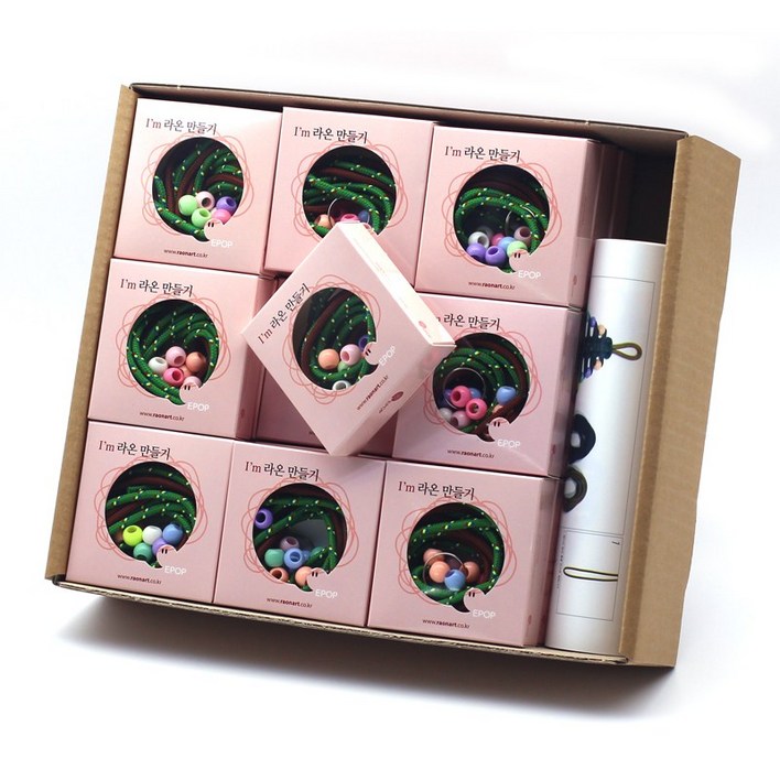 [라온매듭키트] 크리스마스 트리 매듭 DIY 27개 세트