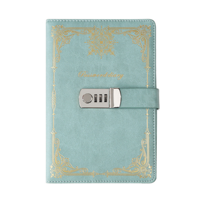 에쉬울프 골드라인 시크릿 A5 비밀번호 잠금락 다이어리 수첩